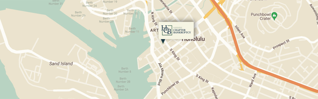 Map Showing The Location Of Our Bankruptcy Law Firm