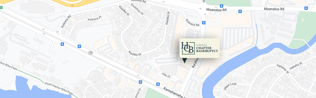 Map Showing The Location Of Our Bankruptcy Law Firm